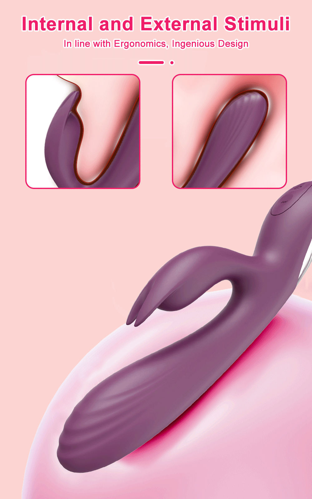 Powerful G Spot Rabbit Vibrator for Women Nipple Clitoris Stimulator Massager Dual Motors Dildo Adult Goods Sex Toys for Female Powerful G Spot Rabbit Vibrator for Women Nipple Clitoris Stimulator Massager Dual Motors Dildo Adult Goods Sex Toys for Female