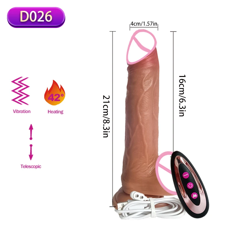 Wireless Vibrator Telescopic Dildos For Women Big Dildo Vibrador Heating Skin Feeling Dick Realistic Penis Large falos Silicone Wireless Vibrator Telescopic Dildos For Women Big Dildo Vibrador Heating Skin Feeling Dick Realistic Penis Large falos Silicone