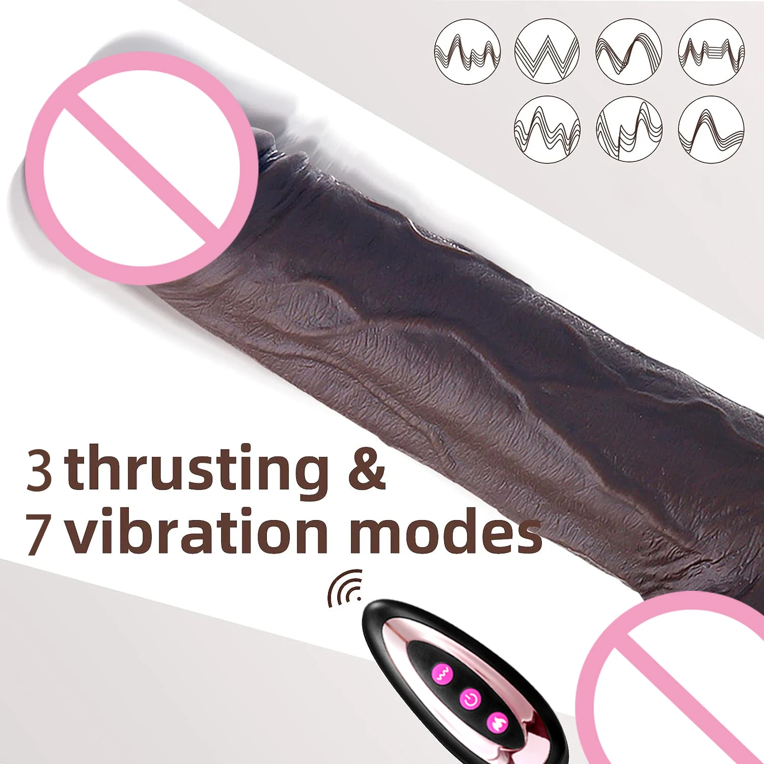 Thrusting Black Cock Realistic Dildo Sex Toys for Women Telescopic Vibrating Heating Vibrator G Spot Anal Stimulation Penis Thrusting Black Cock Realistic Dildo Sex Toys for Women Telescopic Vibrating Heating Vibrator G Spot Anal Stimulation Penis