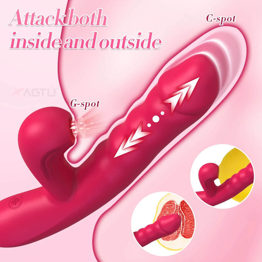 Thrusting Clitoral Sucking Vibrator for Women Clit Sucker Clitoris Stimulator Powerful G-spot Dildo Sex Toys Female Adults Goods Thrusting Clitoral Sucking Vibrator for Women Clit Sucker Clitoris Stimulator Powerful G-spot Dildo Sex Toys Female Adults Goods