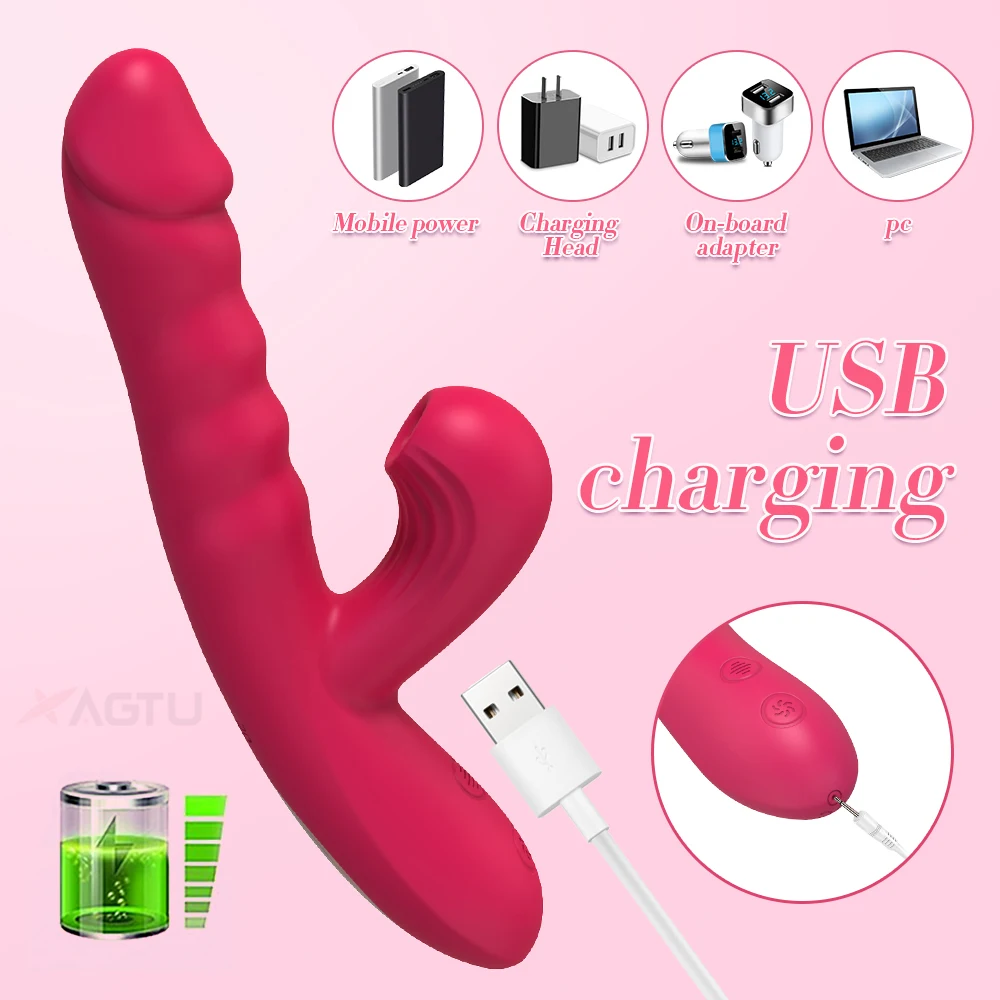 Thrusting Clitoral Sucking Vibrator for Women Clit Sucker Clitoris Stimulator Powerful G-spot Dildo Sex Toys Female Adults Goods Thrusting Clitoral Sucking Vibrator for Women Clit Sucker Clitoris Stimulator Powerful G-spot Dildo Sex Toys Female Adults Goods