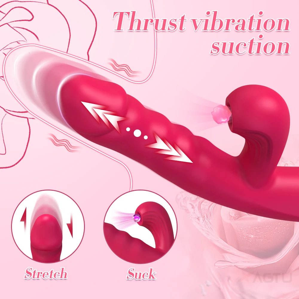 Thrusting Clitoral Sucking Vibrator for Women Clit Sucker Clitoris Stimulator Powerful G-spot Dildo Sex Toys Female Adults Goods Thrusting Clitoral Sucking Vibrator for Women Clit Sucker Clitoris Stimulator Powerful G-spot Dildo Sex Toys Female Adults Goods