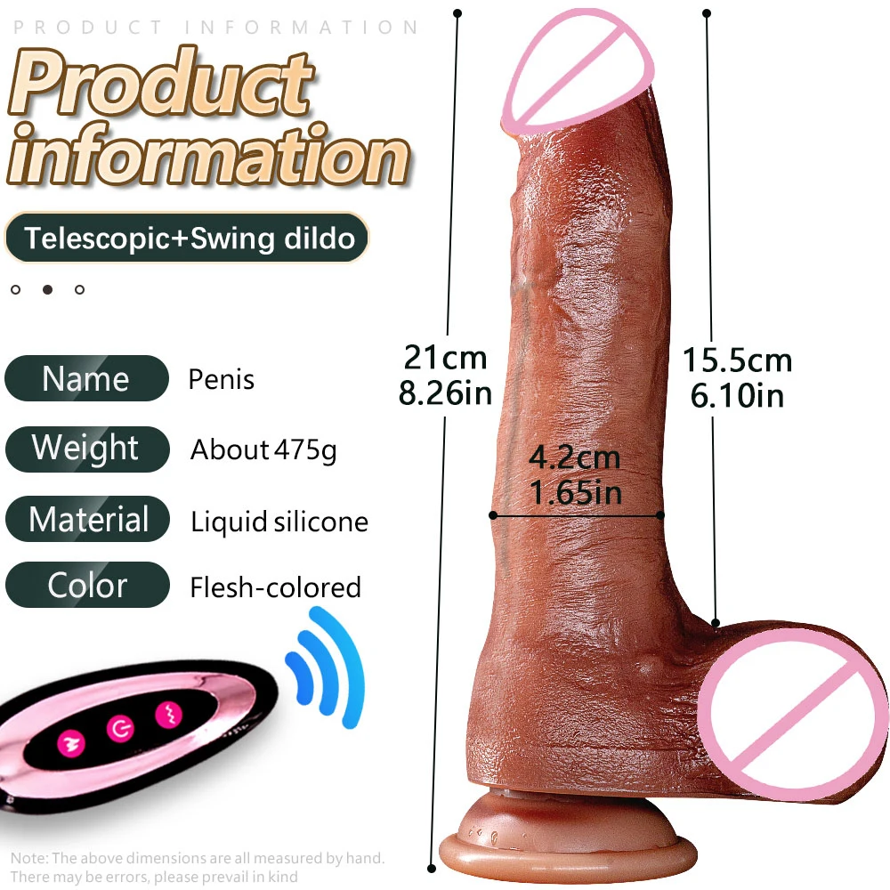 Vibrator dildo anal adult sex shop realistic Thrusting vibrating suction dildo penis Stimulation Vibrating Sex Toys for Women
