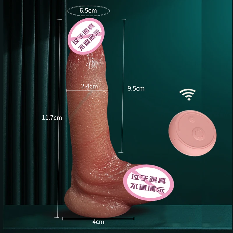 Vibrator dildo anal adult sex shop realistic Thrusting vibrating suction dildo penis Stimulation Vibrating Sex Toys for Women