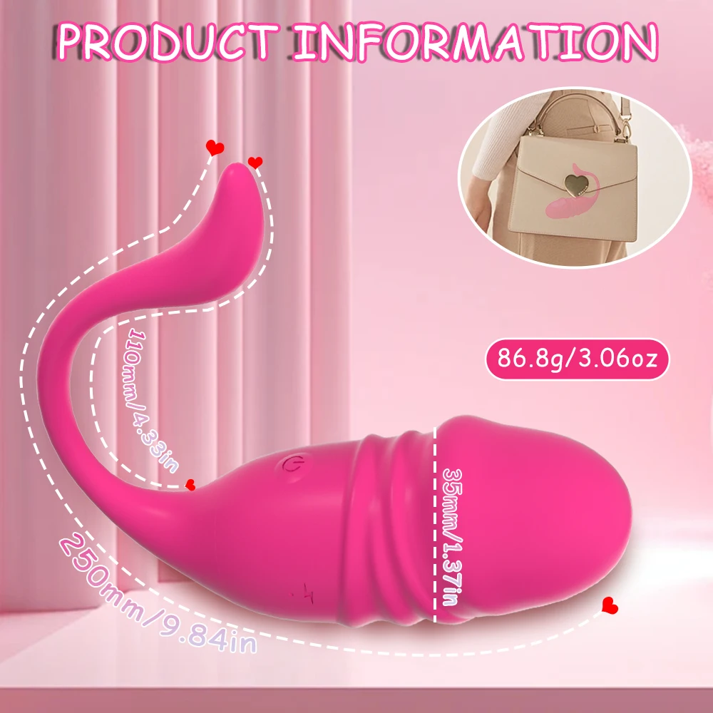 Wireless Bluetooth APP G Spot Vibrator for Women Telescopic Dildo Clitoris Stimulator Vagina Love Egg Panties Sex Toys for Adult Wireless Bluetooth APP G Spot Vibrator for Women Telescopic Dildo Clitoris Stimulator Vagina Love Egg Panties Sex Toys for Adult