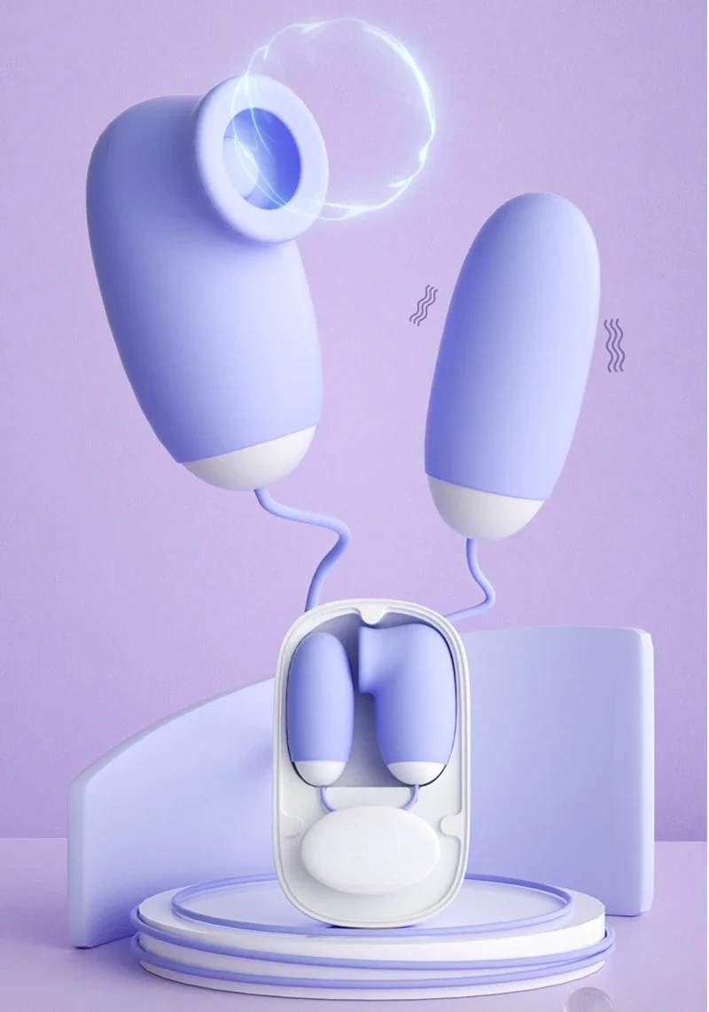 Sucking Vibrating Love Egg Massager For Women Clitoral Nipple Stimulation Quick Orgasm Sex Toys Portable Vagina Ball Adult Goods
