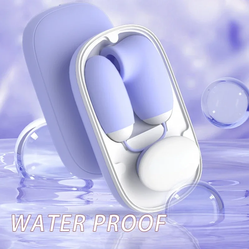 Sucking Vibrating Love Egg Massager For Women Clitoral Nipple Stimulation Quick Orgasm Sex Toys Portable Vagina Ball Adult Goods