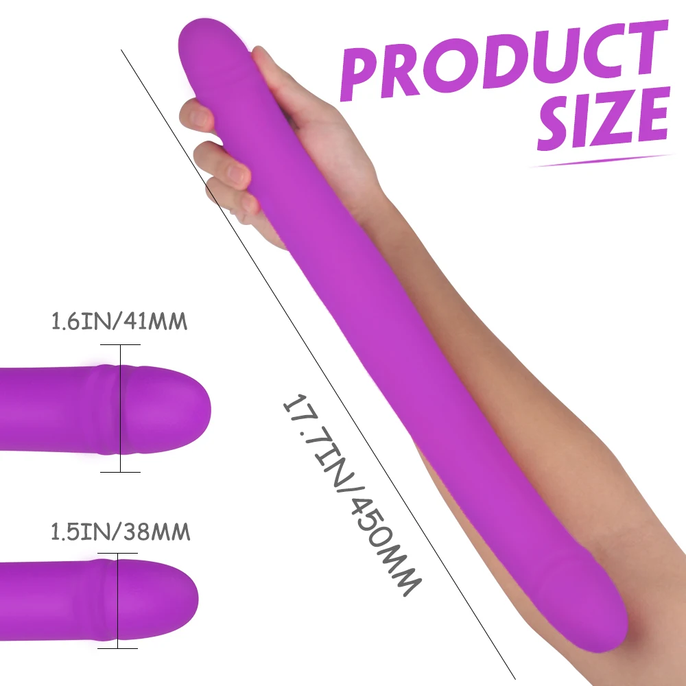 Super Long Dildo Vibrator for Women Strapless Strapon Vibrator for Lesbian Double Penetration Dildo Sex Shop for Couple Vibrator Super Long Dildo Vibrator for Women Strapless Strapon Vibrator for Lesbian Double Penetration Dildo Sex Shop for Couple Vibrator