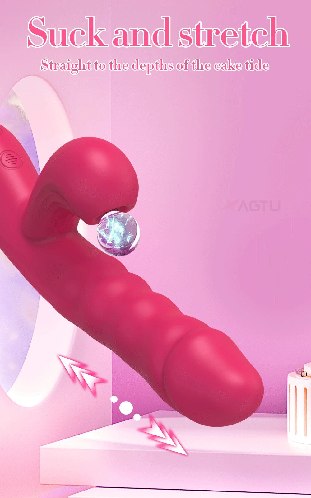 Powerful Thrusting Sucking Vibrator for Women Sucker Clitoris Stimulator G Spot Dildo Massager Sex Toys for Adult Goods Female