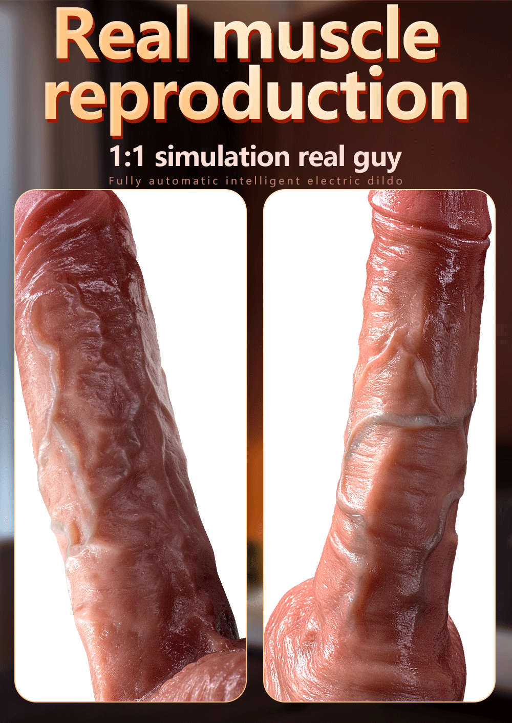 Realistic Dildo Heating Telescopic Vibrator For Women Sex Toy Female Masturbation Suction Cup Big Penis Telescopic Anal Female