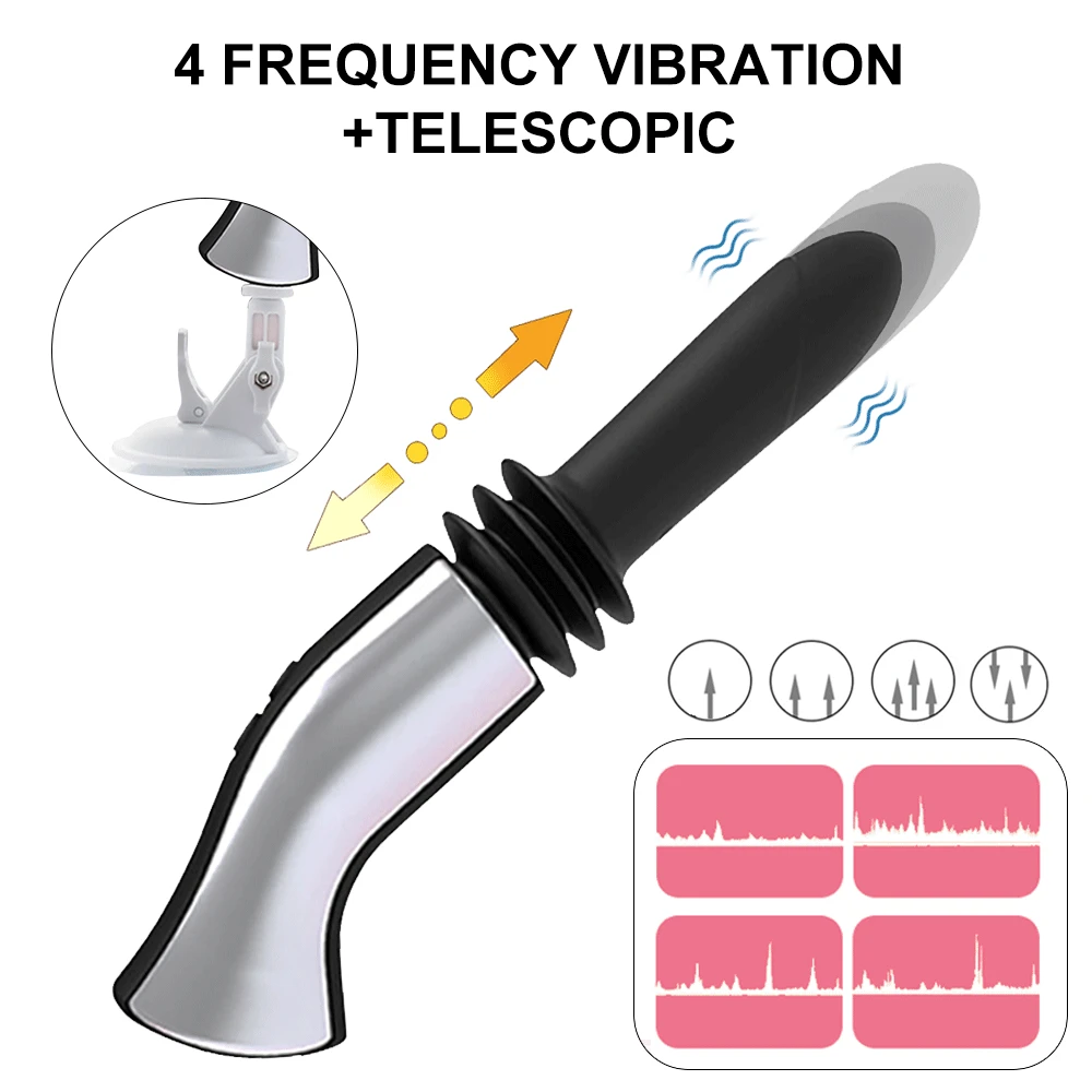 Sex Machine Telescopic Dildo Vibrator Automatic Massager G-spot Thrusting Retractable Female Masturbator Adult Sex Toy For Women Sex Machine Telescopic Dildo Vibrator Automatic Massager G-spot Thrusting Retractable Female Masturbator Adult Sex Toy For Women