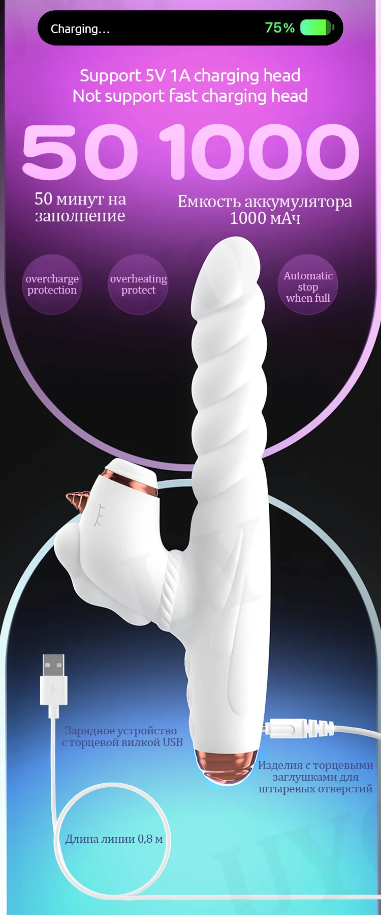 Vibrator Thrust Gun G-spot Stimulation Clitoral Sucking Vibrator USB Rechargeable Silicone Vibrator Woman Adult Sex Toys dildo