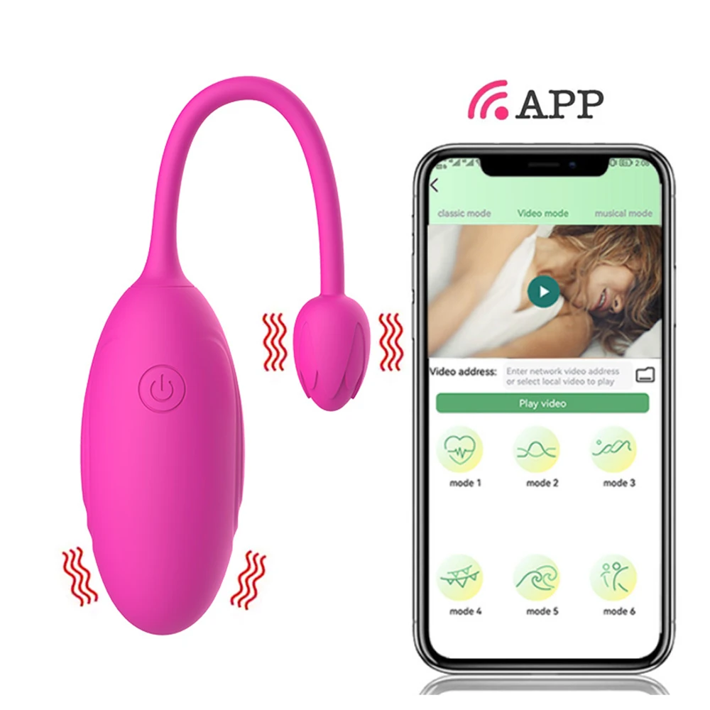 Vibrator Egg for Women Clitoris Simulator APP Control G-Spot Vagina Ball Kegel Trainer Wear Vibrating Love Egg Adult Goods Vibrator Egg for Women Clitoris Simulator APP Control G-Spot Vagina Ball Kegel Trainer Wear Vibrating Love Egg Adult Goods