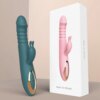 4 In 1 Dildo Rabbit Stretching Vibrator Jumping Eggs Tongue Licking G-Spot Thrusting Anal Clit Vibrator Sex Toys for Women 18