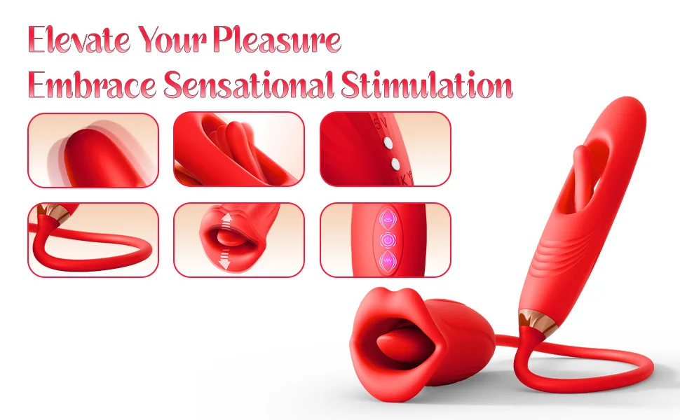 Tongue Licking Dildo Vibrator for Women G-spot Clitoris Stimulator Vagina Massager Female Masturbation Clit Blowjob Oral Sex toy Tongue Licking Dildo Vibrator for Women G-spot Clitoris Stimulator Vagina Massager Female Masturbation Clit Blowjob Oral Sex toy