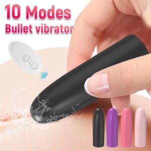 Mini Bullet Remote Control Vibrators for Women Vagina Clitoris Stimulator Dildo G Spot Vibrating Love Egg Sex Toys for Adult 18