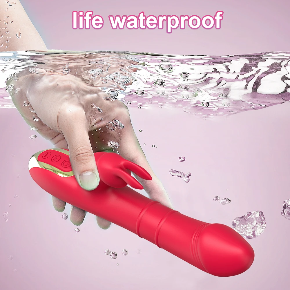 Thrusting Vibrator for Women Clitoris Stimulator Vagina Telescopic G Spot Rabbit Vibrating Dildo Female Sex Toy Adults Goods Thrusting Vibrator for Women Clitoris Stimulator Vagina Telescopic G Spot Rabbit Vibrating Dildo Female Sex Toy Adults Goods