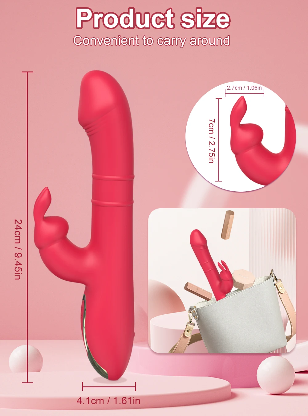 Thrusting Vibrator for Women Clitoris Stimulator Vagina Telescopic G Spot Rabbit Vibrating Dildo Female Sex Toy Adults Goods Thrusting Vibrator for Women Clitoris Stimulator Vagina Telescopic G Spot Rabbit Vibrating Dildo Female Sex Toy Adults Goods