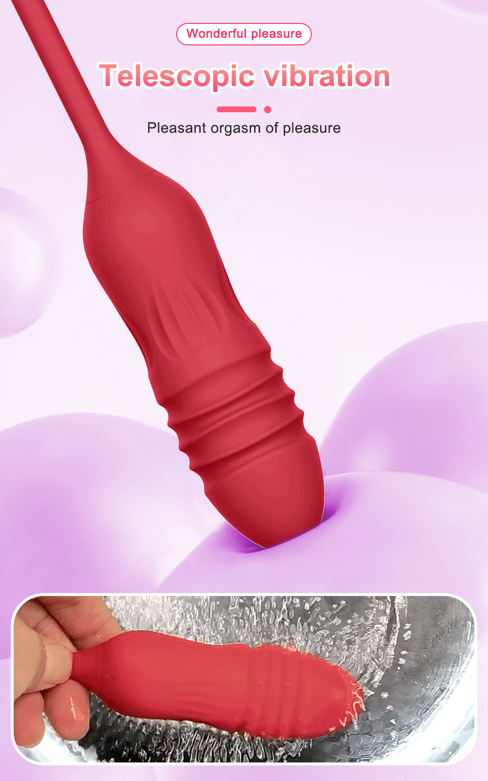 Rose-Vibrator Female Oral Tongue Licking Clitoris G Spot Stimulator Thrusting Vibrating Love Egg Dildo Adults Sex Toys for Women