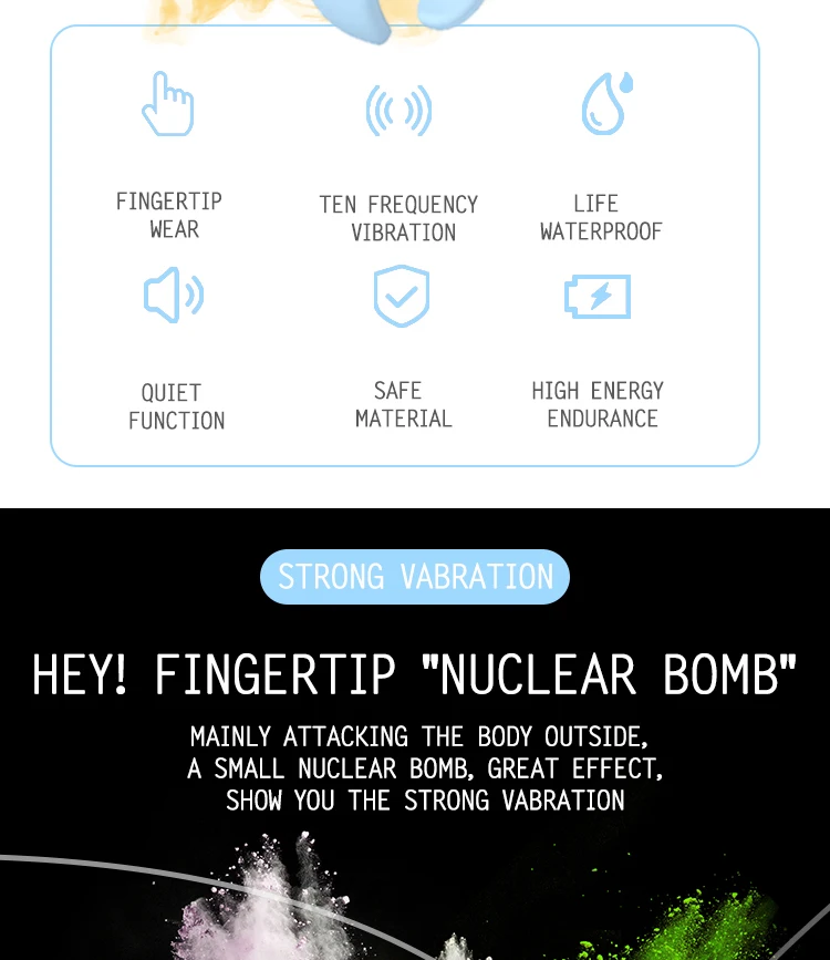 Fingertip-Wear Discreet Female Vibrator, Clit Mini 10-Modes Vibrating Sex Toys, Waterproof Powerful Quiet Adult Toys for Women Fingertip-Wear Discreet Female Vibrator, Clit Mini 10-Modes Vibrating Sex Toys, Waterproof Powerful Quiet Adult Toys for Women