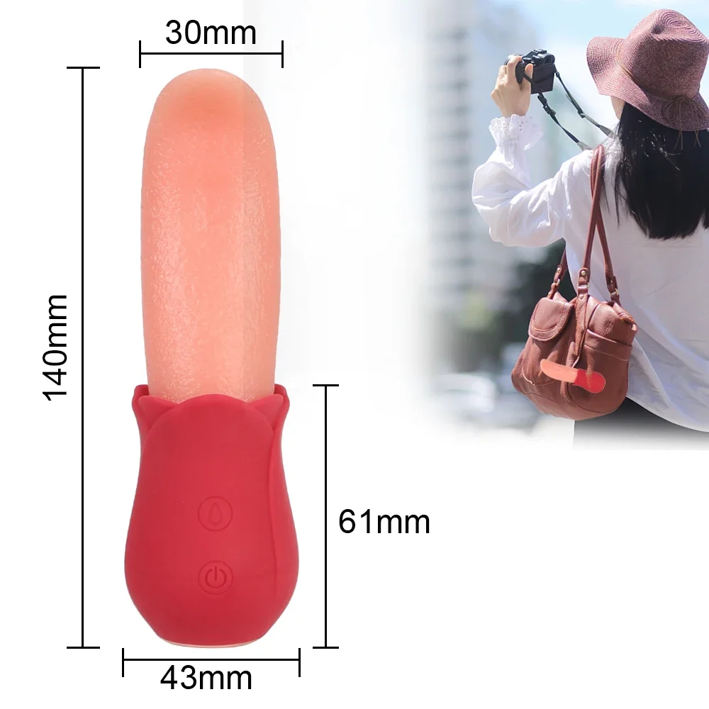 14cm Sexy Tongue Licking Vibrator For Women Nipple Clitoris Licks Vaginal Anal Plug Blowjob Sex Toys Female Masturbator Erotic 14cm Sexy Tongue Licking Vibrator For Women Nipple Clitoris Licks Vaginal Anal Plug Blowjob Sex Toys Female Masturbator Erotic