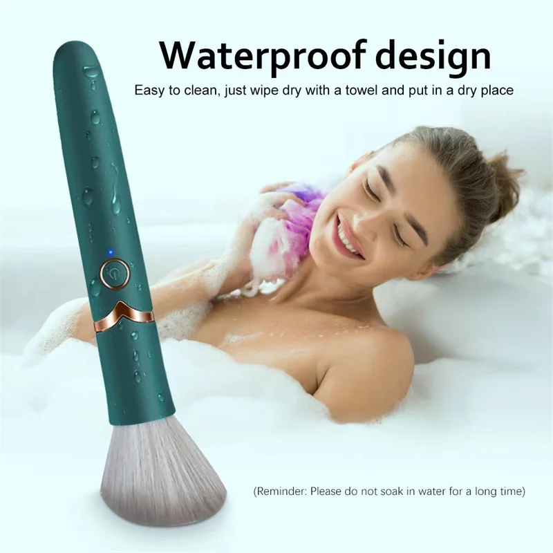 Vibrators Makeup Brush 10-Mode Vibration Clit Women Bullet Massager Discreet Sex Toy Waterproof Vibromasseuur Femme