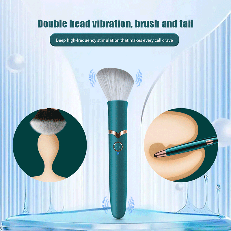 Vibrators Makeup Brush 10-Mode Vibration Clit Women Bullet Massager Discreet Sex Toy Waterproof Vibromasseuur Femme