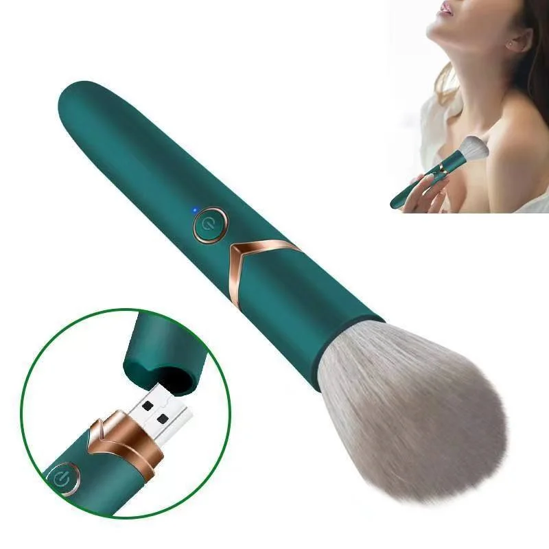 Vibrators Makeup Brush 10-Mode Vibration Clit Women Bullet Massager Discreet Sex Toy Waterproof Vibromasseuur Femme