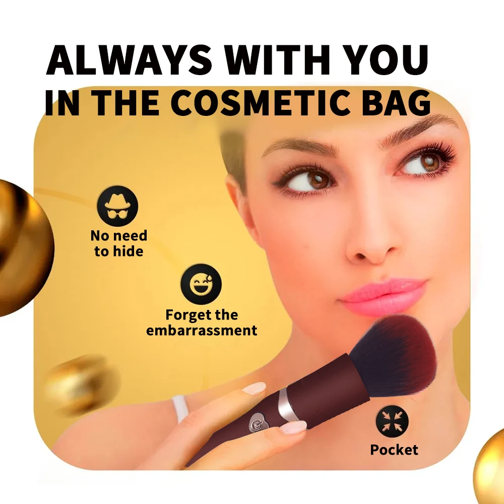 Waterproof New Bullet Vibrator Sex Toy Women 10 Speed Discreet Sex Toy Mini Lipstick Vibrator Make Up Brush Vibrator Waterproof New Bullet Vibrator Sex Toy Women 10 Speed Discreet Sex Toy Mini Lipstick Vibrator Make Up Brush Vibrator