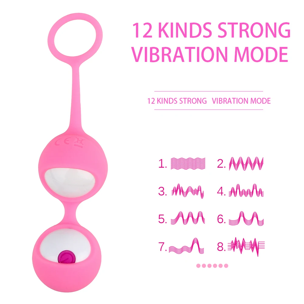 Electric Vaginal Kegel Balls Ben Wa Geisha Exerciser Cordless Vibrators For Women Anal Plug Sex Toys Female Masturbator Erotic