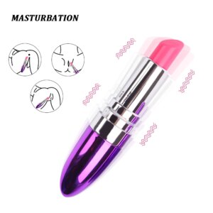 Mini Lipstick Vibrator Discreet Appearance CLITORIS G Spot Massage Vagina Stimulation Adult Masturbation Sex Toys For Women