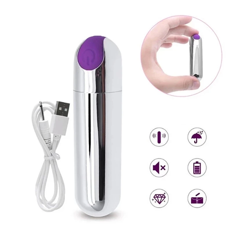 G-Spot Bullet Vibrators for Women Discreet Portable Sex Toys Small Powerful Bullets Vibrator Mini waterproof Clitoral Stimulator