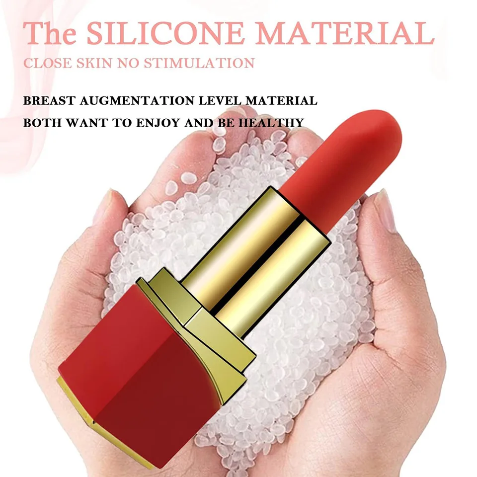 Bullet Lipstick G Spot Vibrator Lipstick Shaped Tip with 10 Vibration Modes Discreet Pocket Womens Clitoral Rechargeable Bullet Lipstick G Spot Vibrator Lipstick Shaped Tip with 10 Vibration Modes Discreet Pocket Womens Clitoral Rechargeable