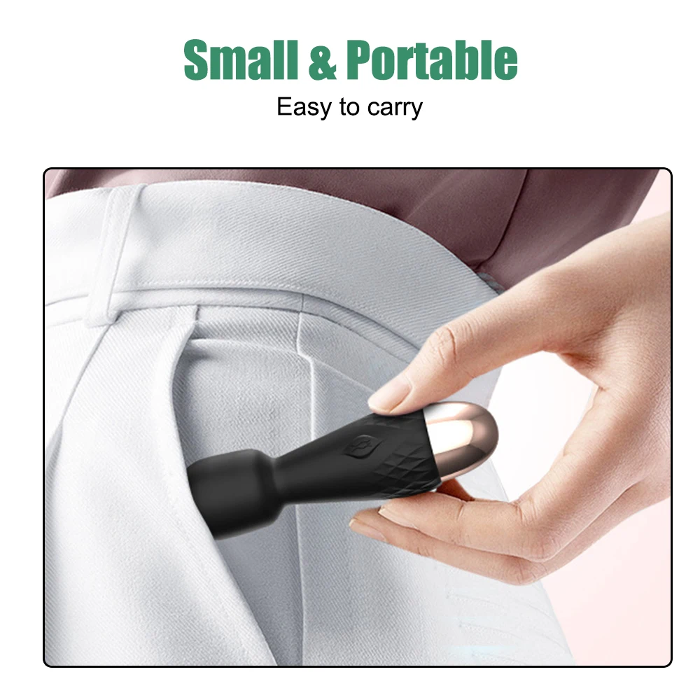 10cm Short Vibrators for Women Nipple Clitoris Stimulator Breast Vaginal Anal Plug Female Masturbator Magic Wand Sex Toys Couple