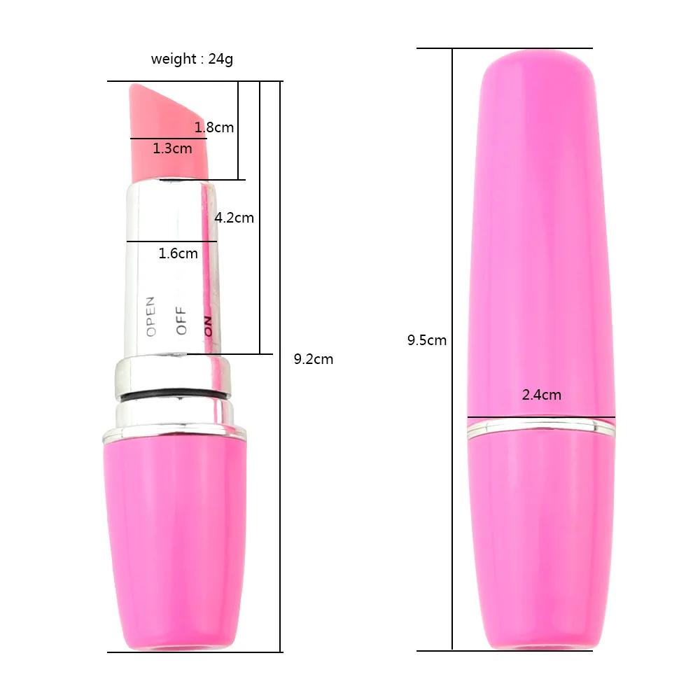 Mini Discreet Lipstick Vibrator Waterproof Vibrating Jump Egg Bullet G-spot clitoris Massage Sex Toy for Women Masturbator Quiet