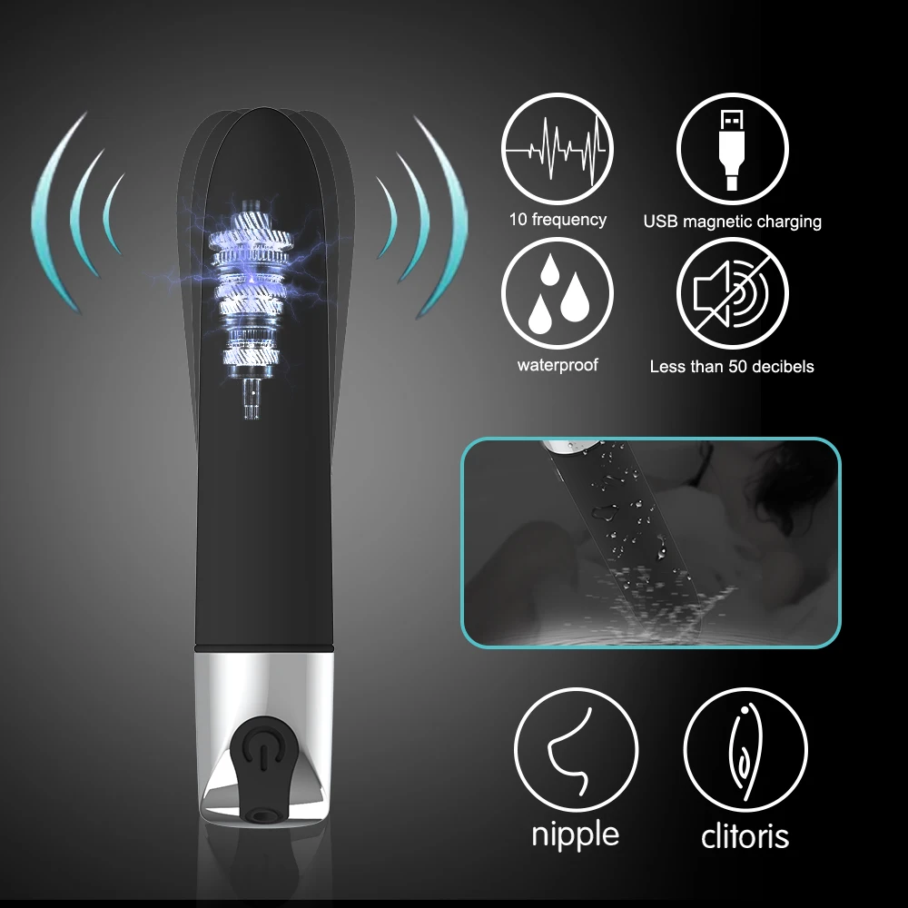 Powerful G Spot Mini Bullet Vibrators for Women Discreet Portable Sex Toys Small Bullets Vibrator Waterproof Clitoral Stimulator