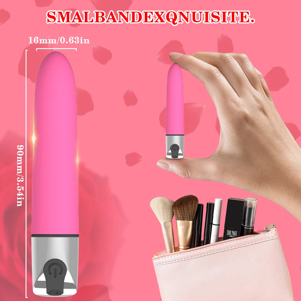 Powerful G Spot Mini Bullet Vibrators for Women Discreet Portable Sex Toys Small Bullets Vibrator Waterproof Clitoral Stimulator