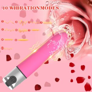 Powerful G Spot Mini Bullet Vibrators for Women Discreet Portable Sex Toys Small Bullets Vibrator Waterproof Clitoral Stimulator