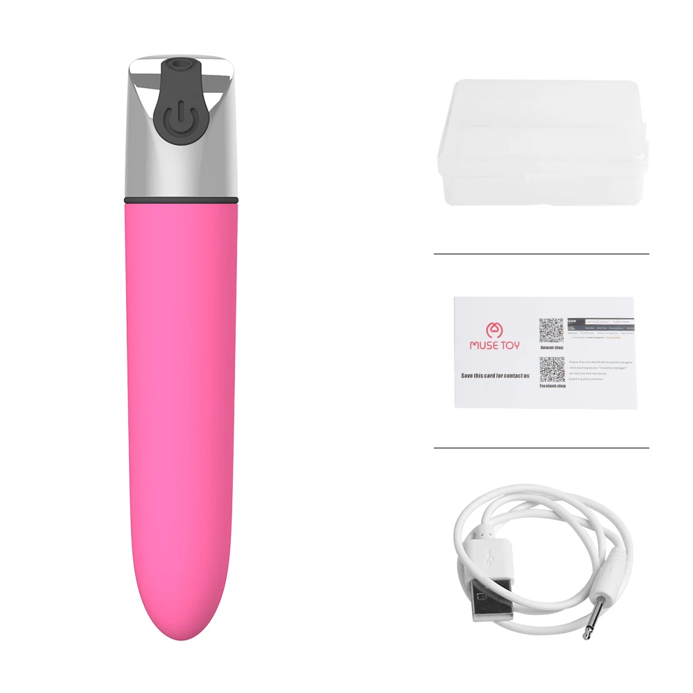 Powerful G Spot Mini Bullet Vibrators for Women Discreet Portable Sex Toys Small Bullets Vibrator Waterproof Clitoral Stimulator