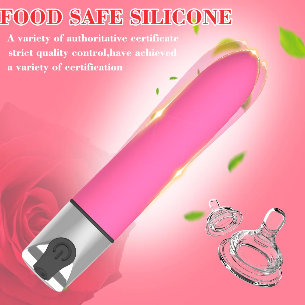 Powerful G Spot Mini Bullet Vibrators for Women Discreet Portable Sex Toys Small Bullets Vibrator Waterproof Clitoral Stimulator