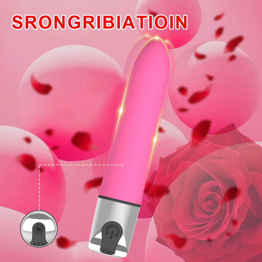 Powerful G Spot Mini Bullet Vibrators for Women Discreet Portable Sex Toys Small Bullets Vibrator Waterproof Clitoral Stimulator