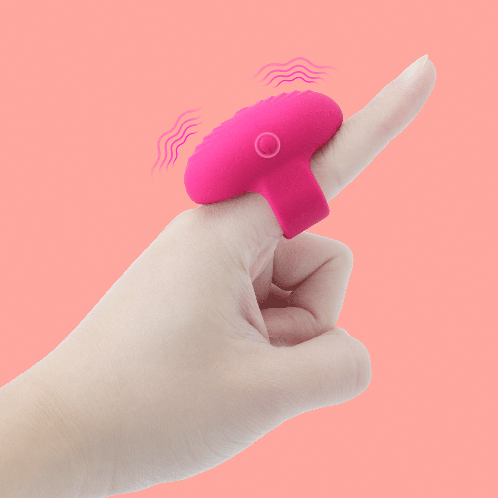 Strapon Finger Vibrators for Women Nipple Clitoris Stimulator Vaginal Anal Sex Toys Female Masturbator Discreet Small In Pocket