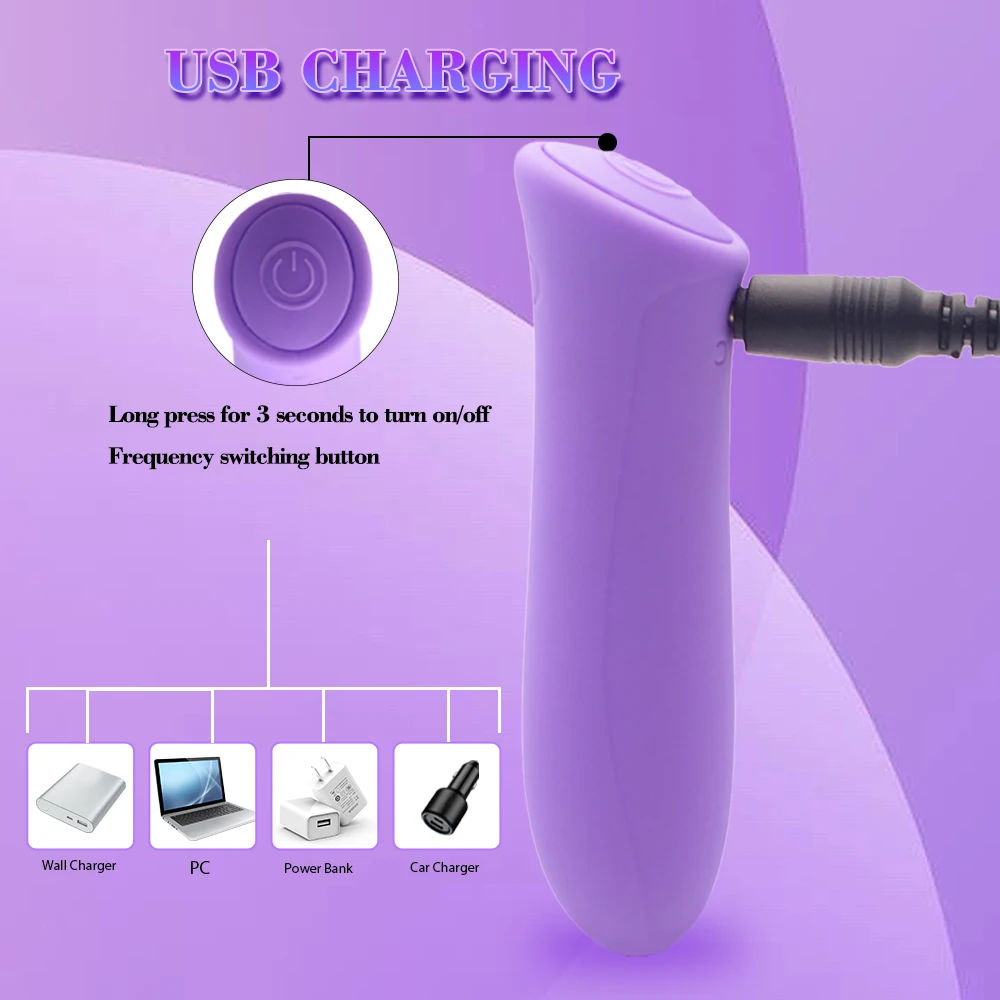 G-Spot Bullet Vibrators for Women Discreet Portable Sex Toys Small Powerful Bullets Vibrator Mini Waterproof Clitoral Stimulator