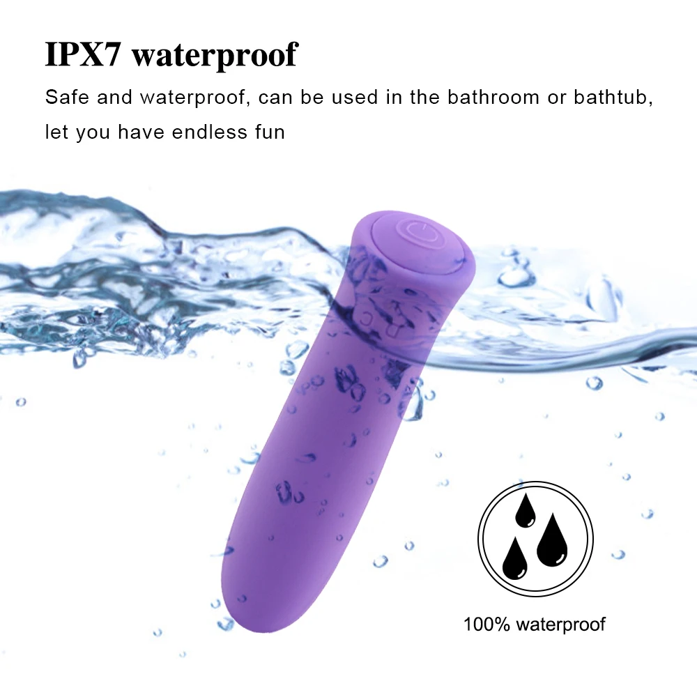 G-Spot Bullet Vibrators for Women Discreet Portable Sex Toys Small Powerful Bullets Vibrator Mini Waterproof Clitoral Stimulator