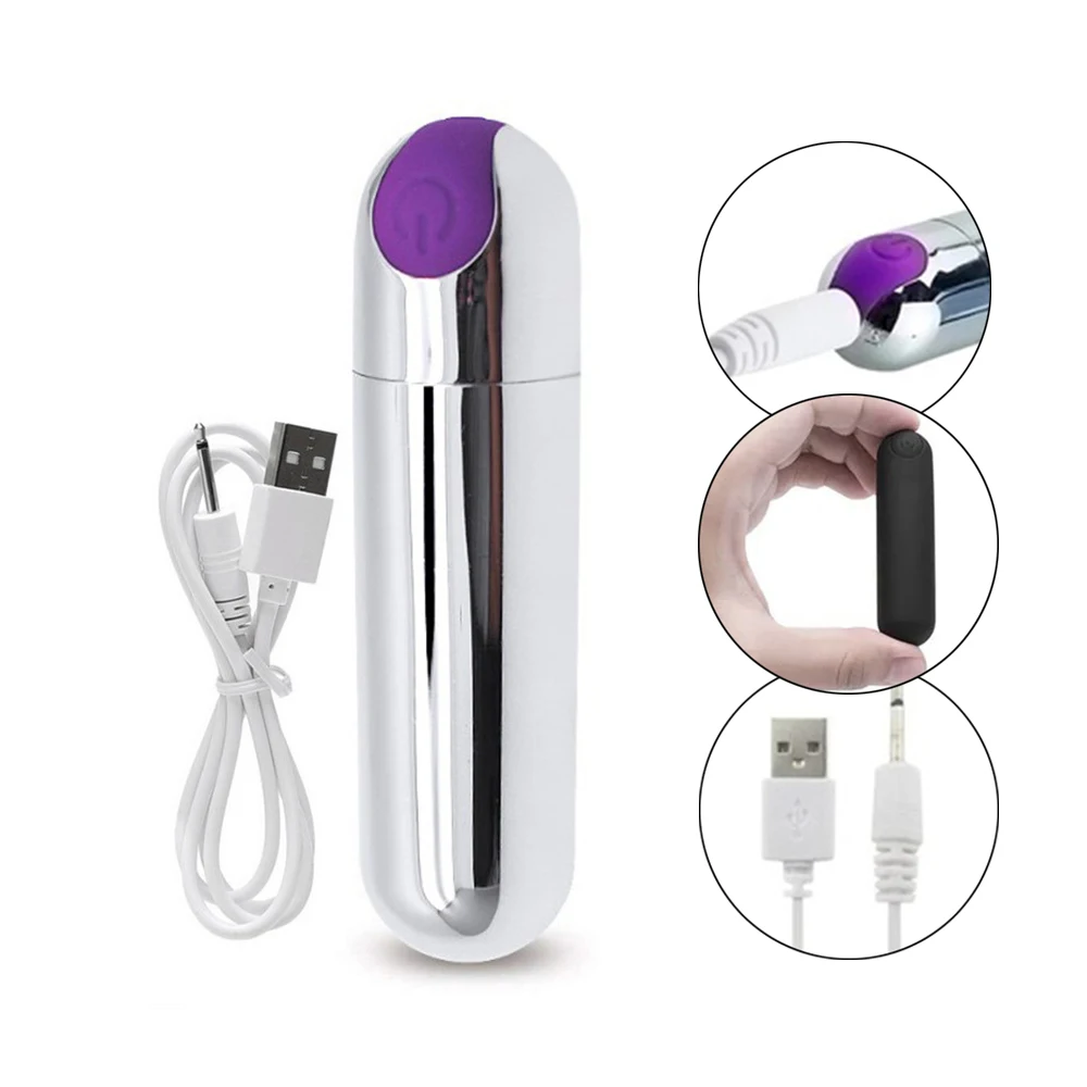 G-Spot Bullet Vibrators for Women Discreet Portable Sex Toys Small Powerful Bullets Vibrator Mini waterproof Clitoral Stimulator