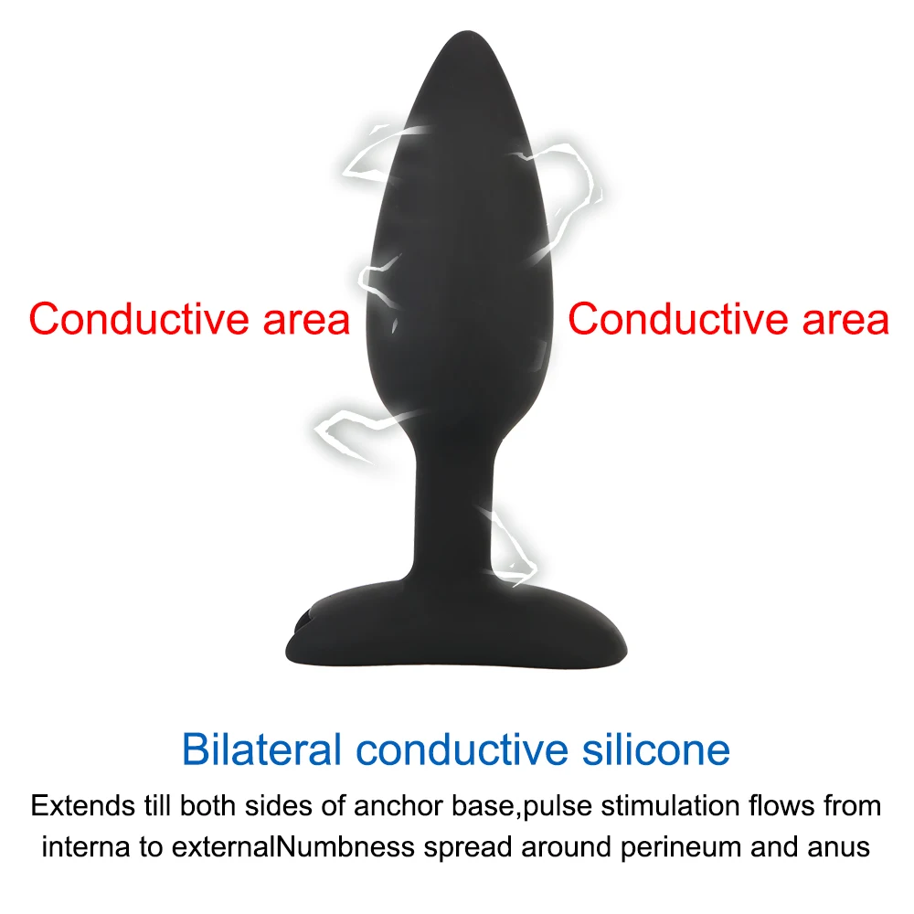 12cm Electric Shock Anal Plug Vibrators For Men Butt Prostate Massager Women Vaginal Balls Female Masturbator Medical Sex Toys