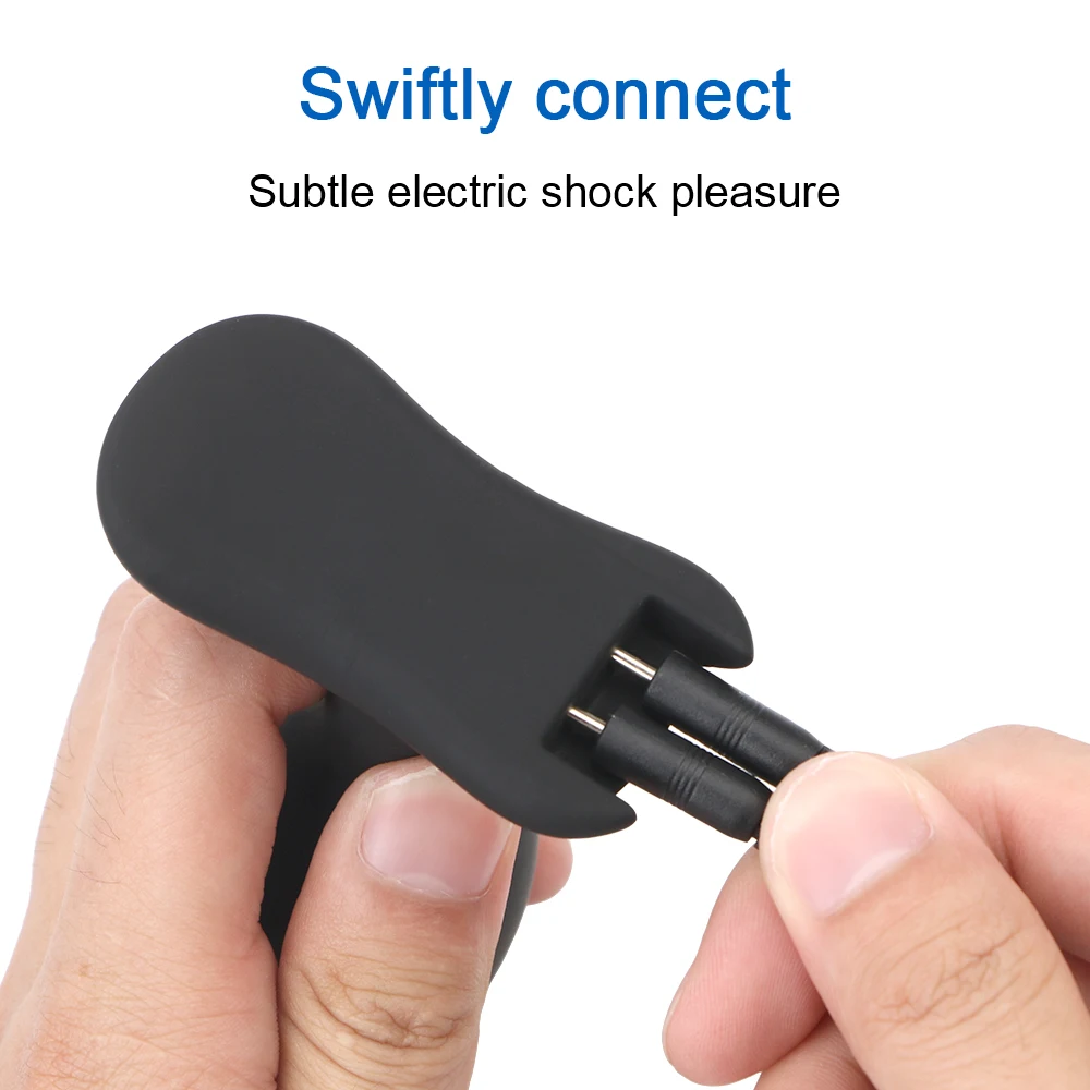12cm Electric Shock Anal Plug Vibrators For Men Butt Prostate Massager Women Vaginal Balls Female Masturbator Medical Sex Toys