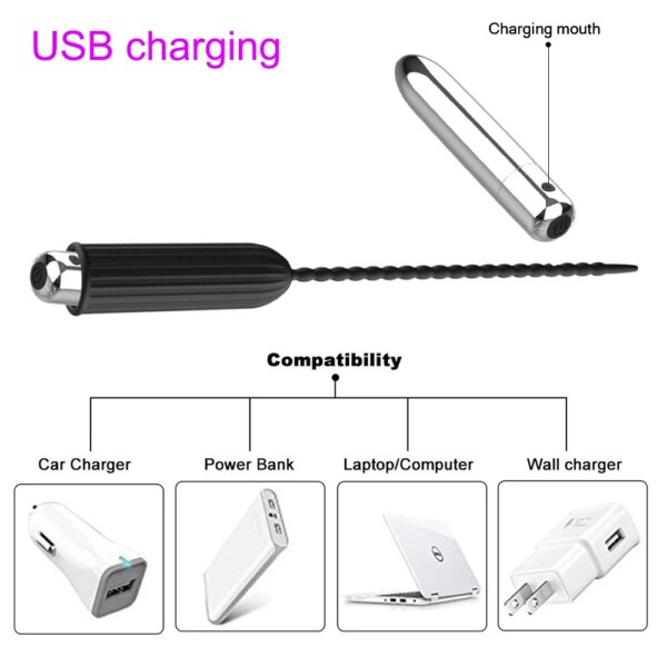 Urethral Sounds Dilator Vibrators for Men Penis Plug Catheter Medical Delay Exerciser Male Masturbator Sex Toys Adults 18 Erotic