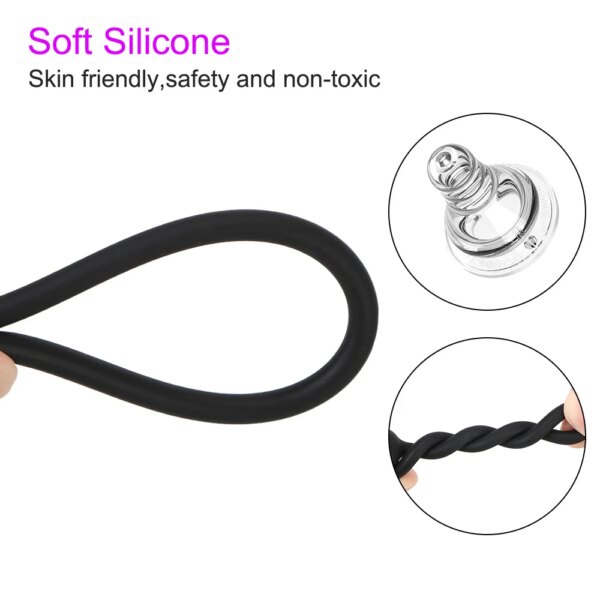Urethral Sounds Dilator Vibrators for Men Penis Plug Catheter Medical Delay Exerciser Male Masturbator Sex Toys Adults 18 Erotic