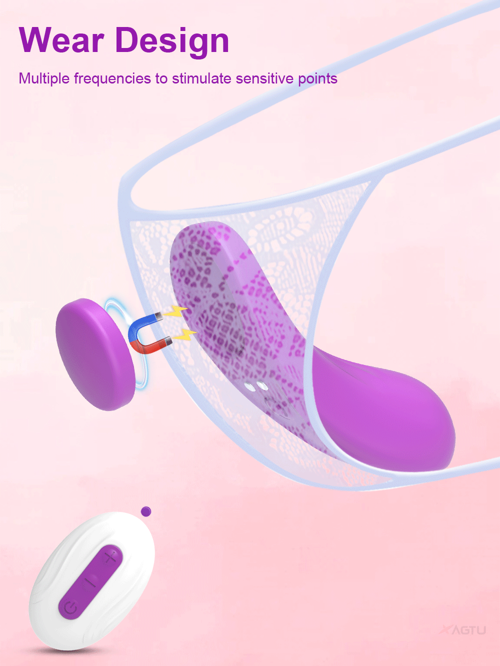 Mini Wearable Panties Vibrator Remote Control Clitoris Stimulator Massage Female Masturbator Sex Toys for Women Adult Supplies
